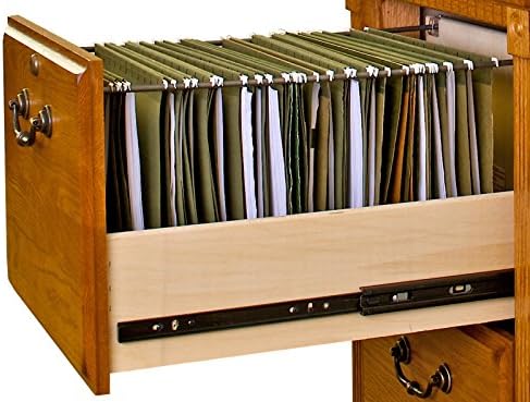 Martin Furniture Huntington Oxford 2 Drawer File Cabinet, Wheat - Fully Assembled