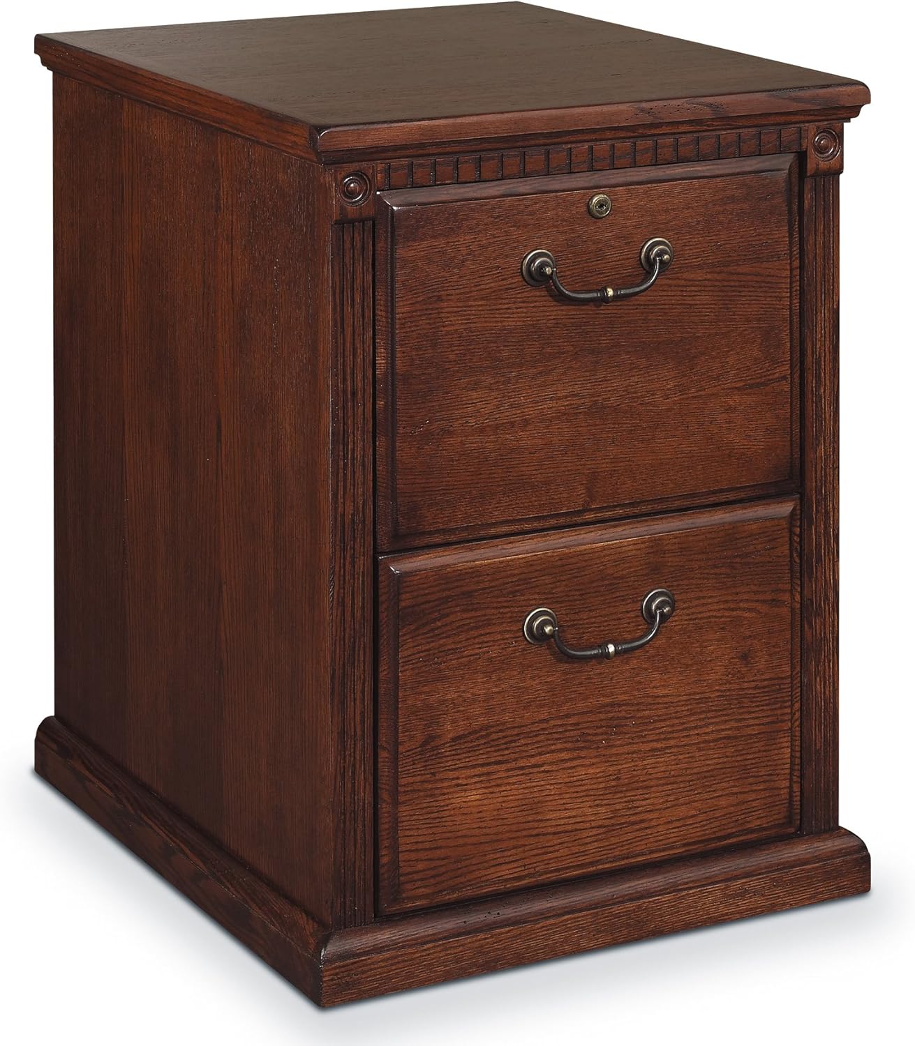 Martin Furniture Huntington Oxford 2 Drawer File Cabinet, Wheat - Fully Assembled