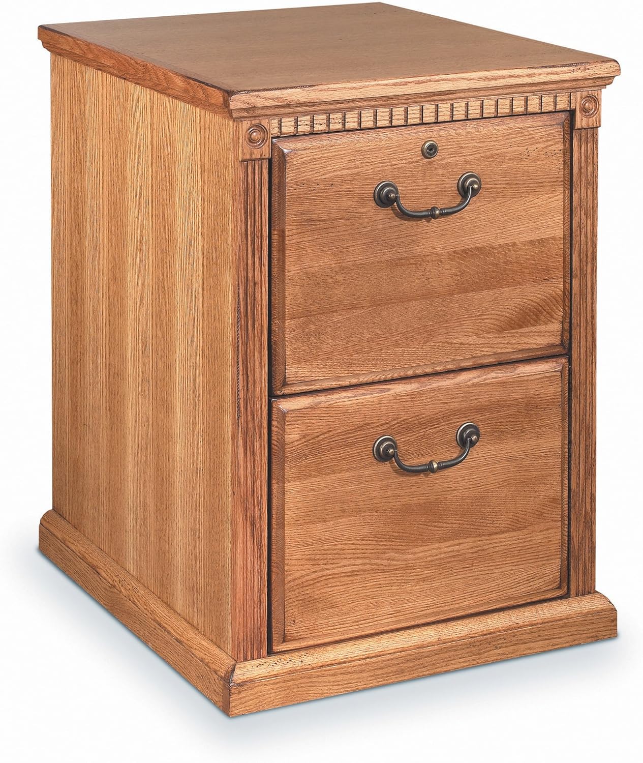 Martin Furniture Huntington Oxford 2 Drawer File Cabinet, Wheat - Fully Assembled