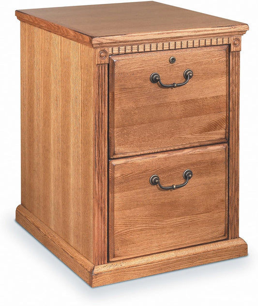Martin Furniture Huntington Oxford 2 Drawer File Cabinet, Wheat - Fully Assembled